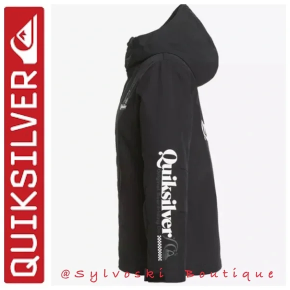 🔥QUIKSILVER Boy's In The Hood Snow Jacket NWT - Picture 11 of 16